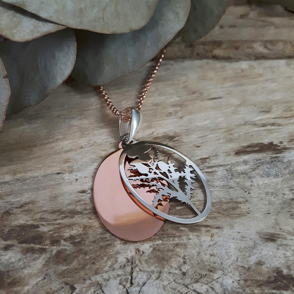 Thistle on sale pendant necklace