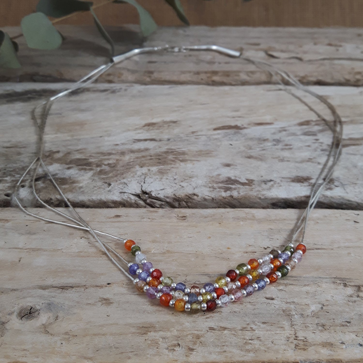 Adeline Andalusite CZ Necklace