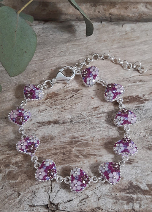 Allegra Heart Lilac Dream Bracelet