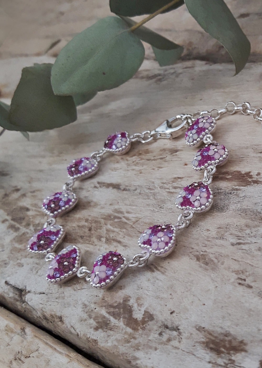 Allegra Heart Lilac Dream Bracelet