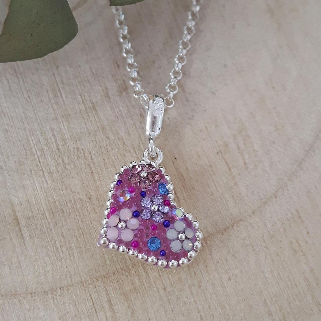 Allegra Lilac Dream Small Heart Pendant