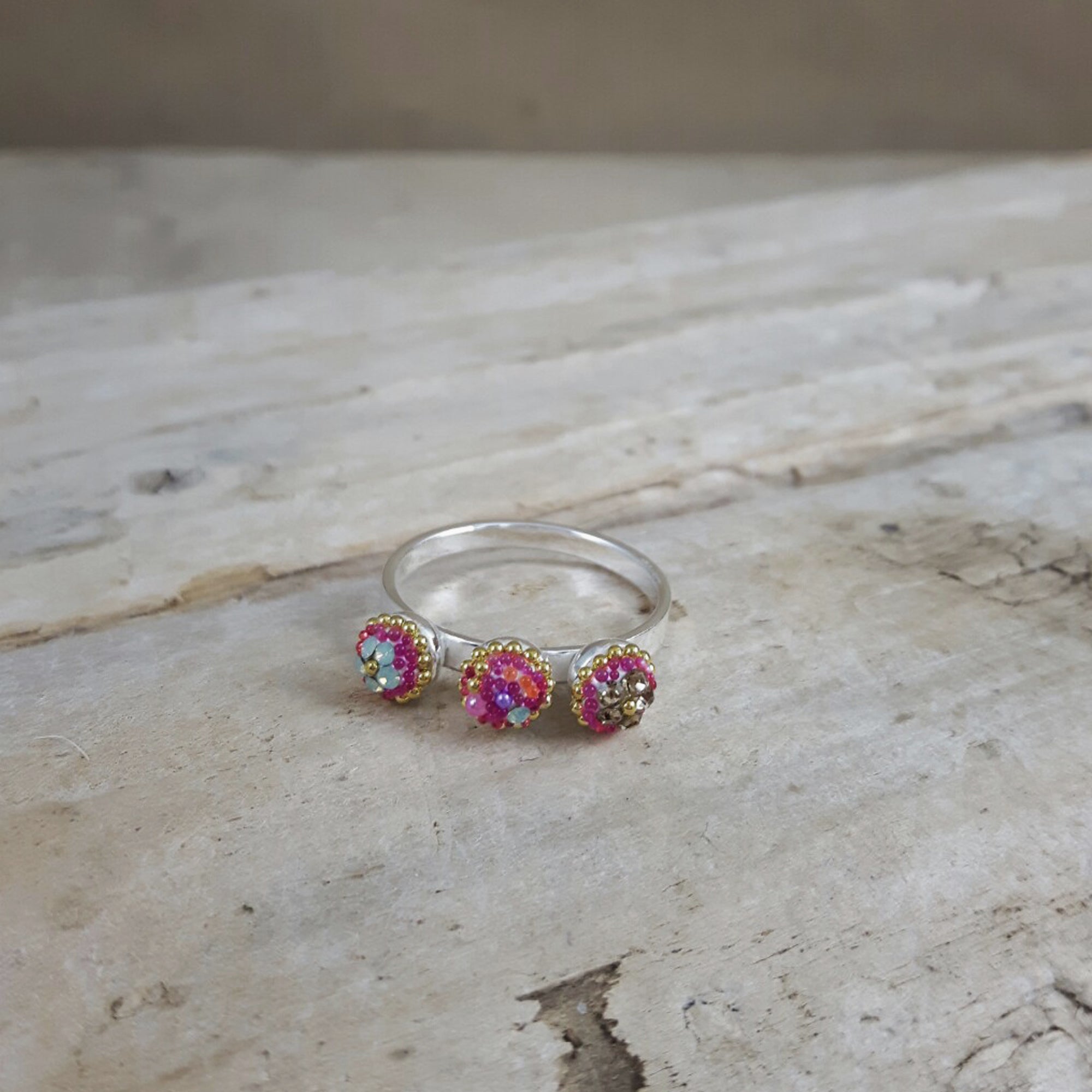 Allegra Tutti Frutti Pink Ring