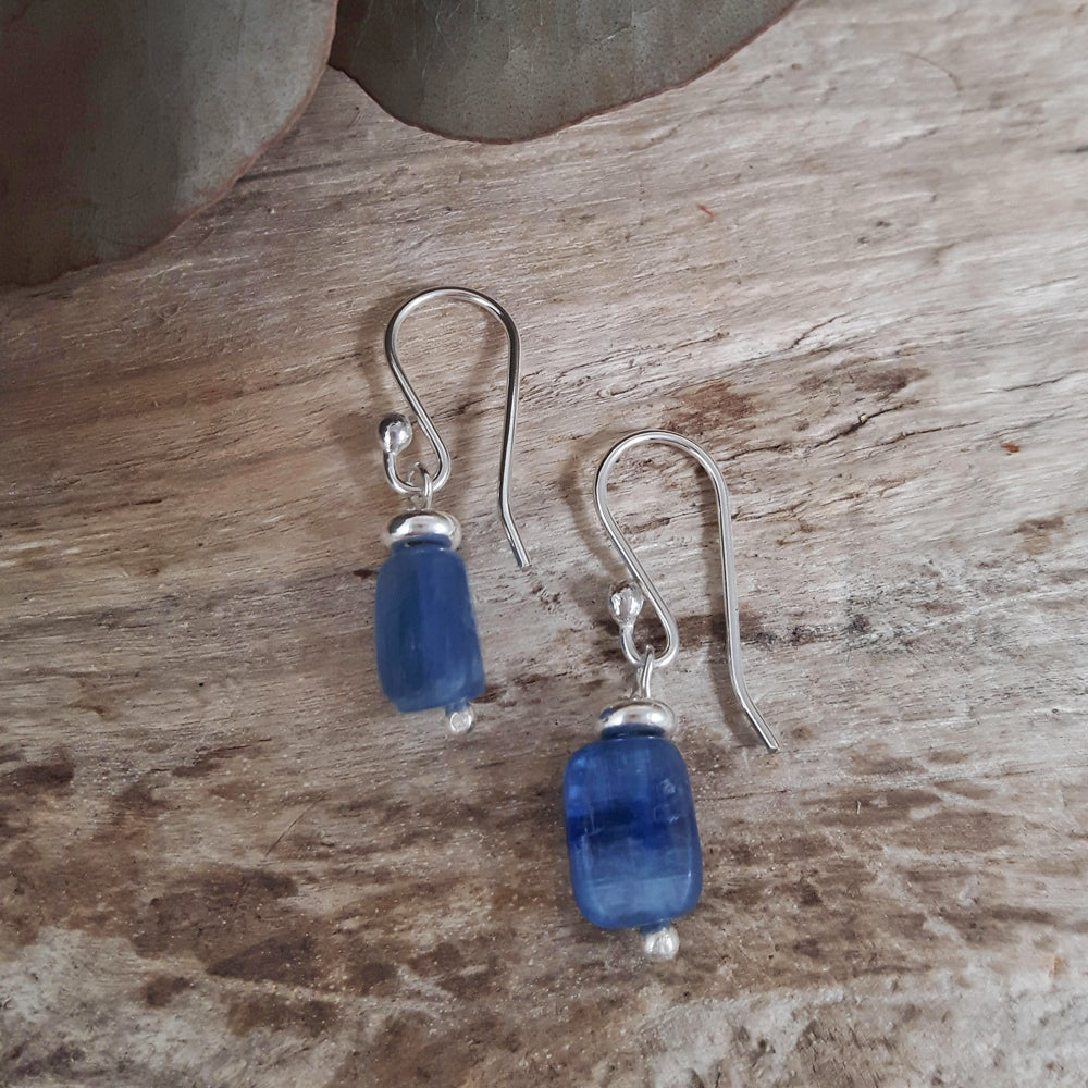 Alma Kyanite Nugget Drop Earrings