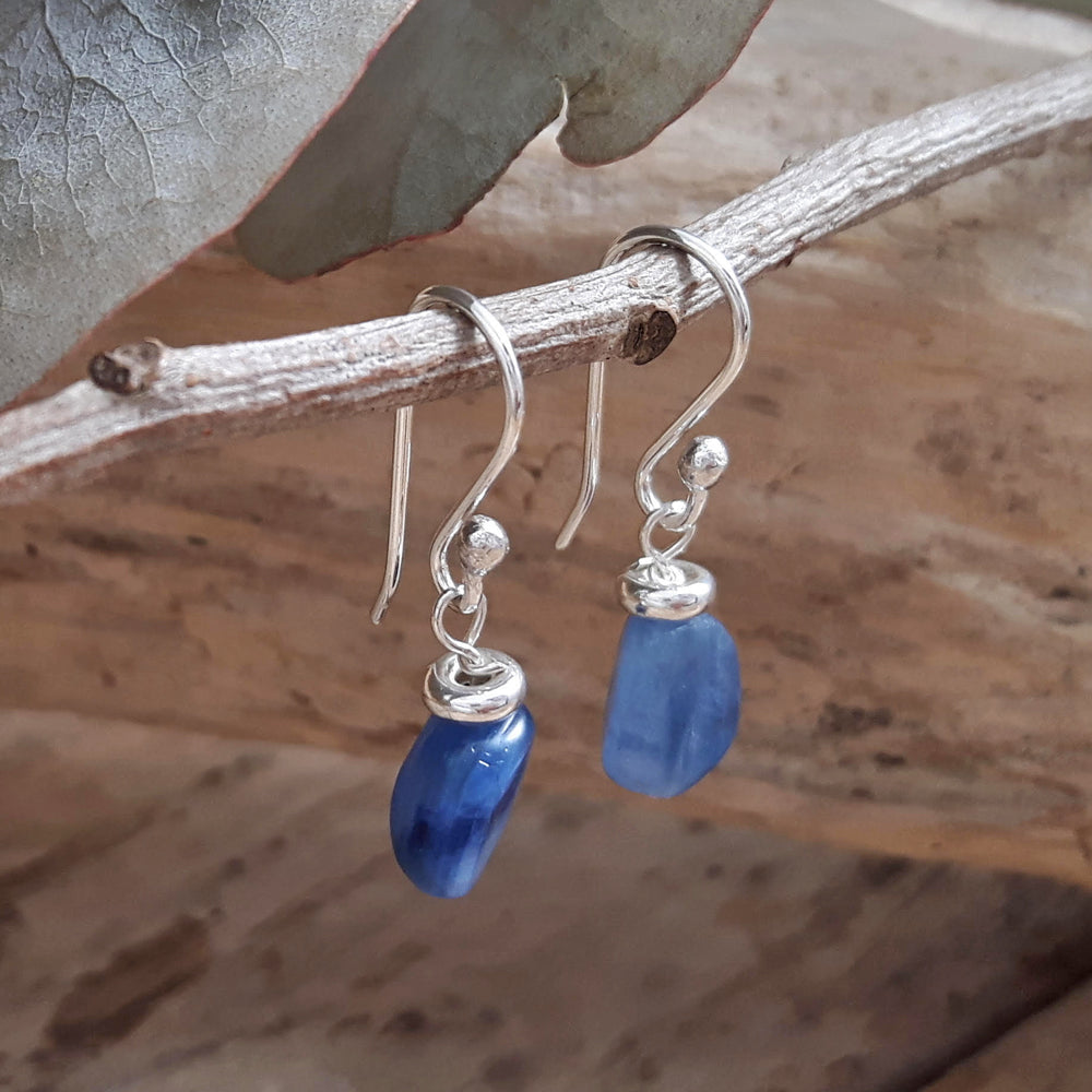 Alma Kyanite Nugget Drop Earrings