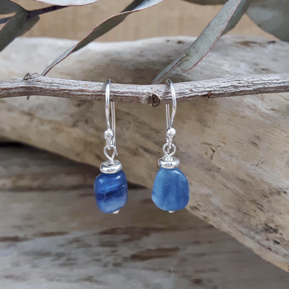 Alma Kyanite Nugget Drop Earrings