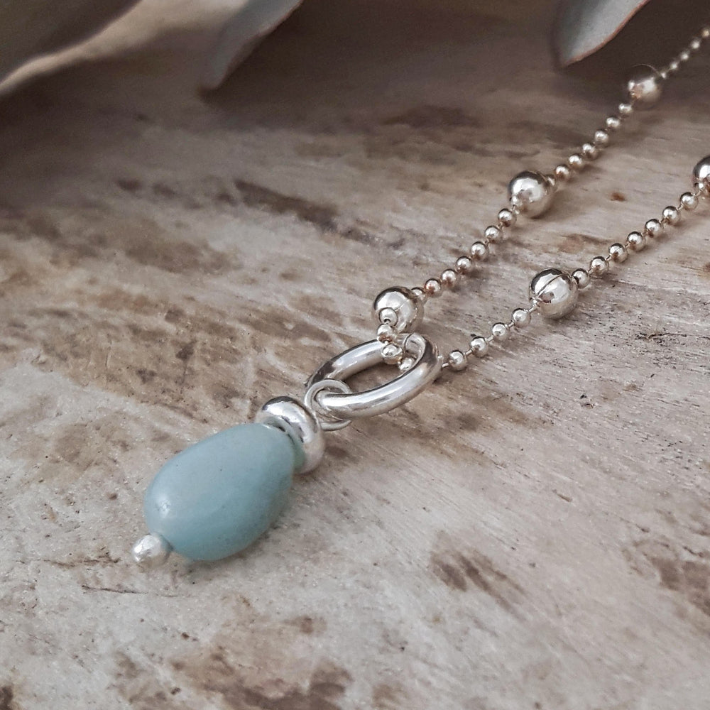 Alma Amazonite Nugget Pendant