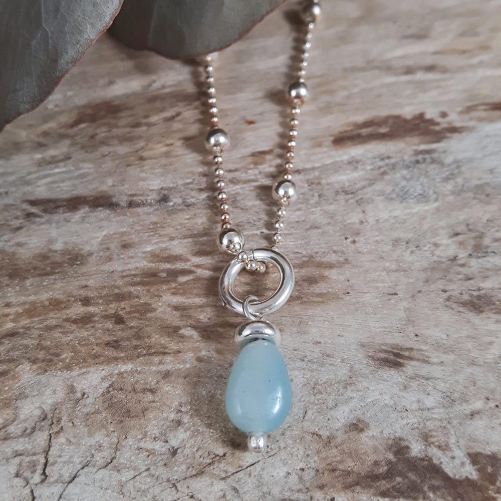 Alma Amazonite Nugget Pendant