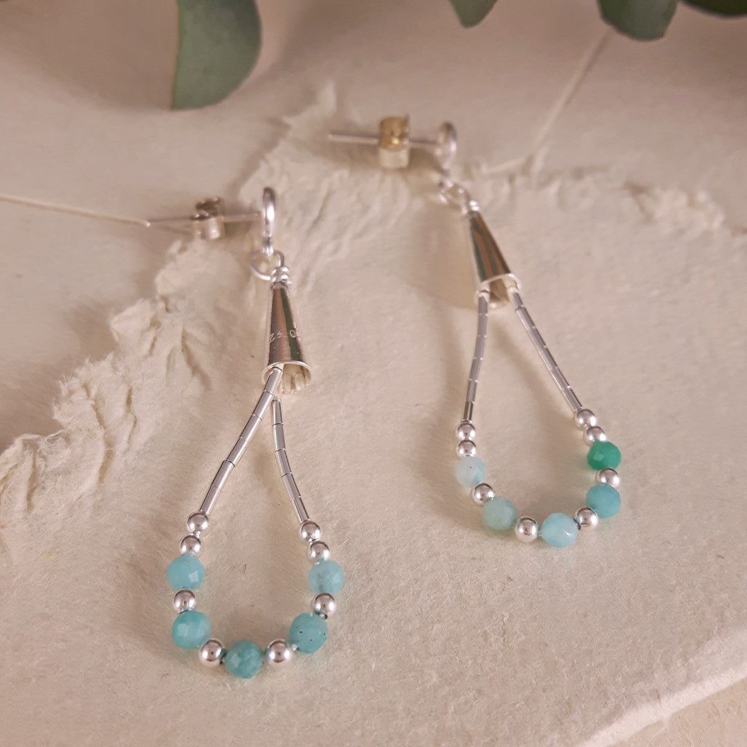 Adeline Amazonite Earrings