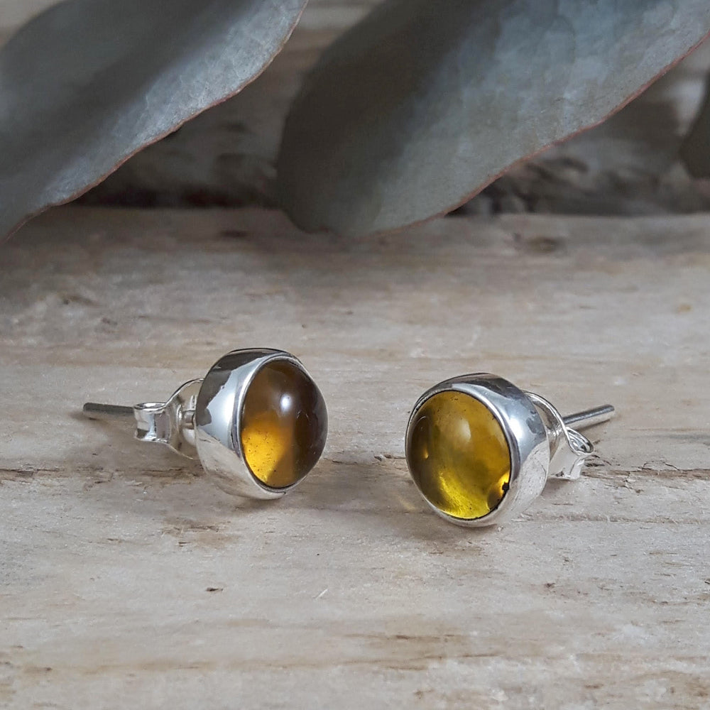 Citrine Small Stud Earrings