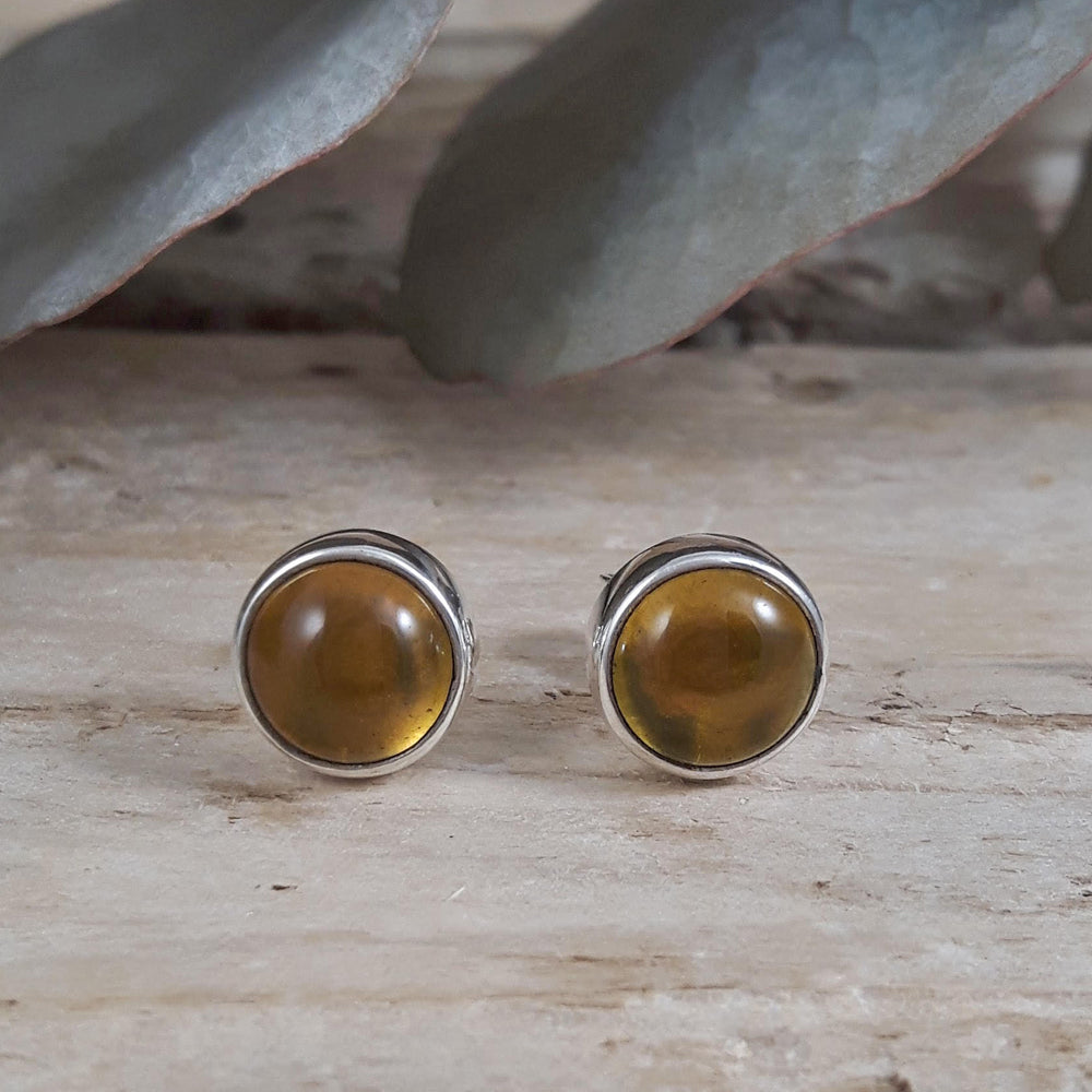 Citrine Small Stud Earrings