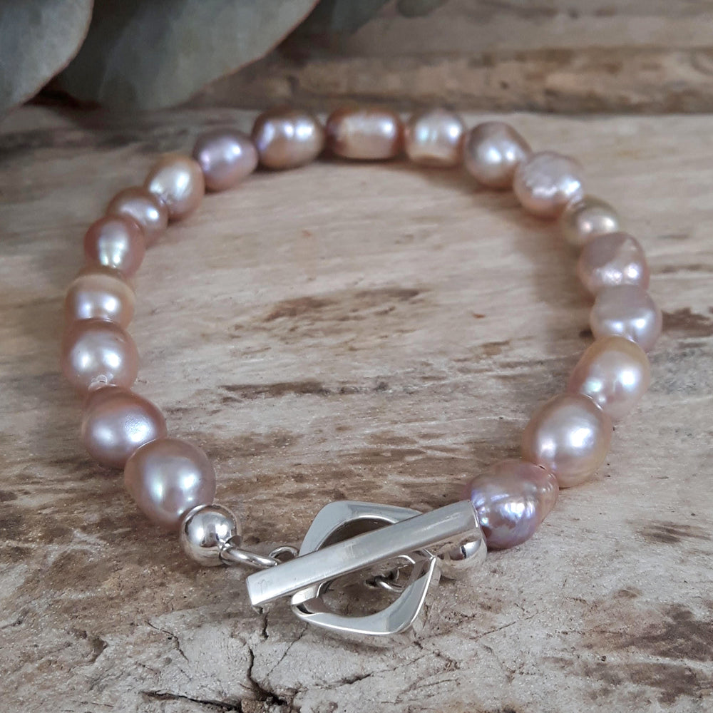 Elenita Pink Keishi Pearl Bracelet