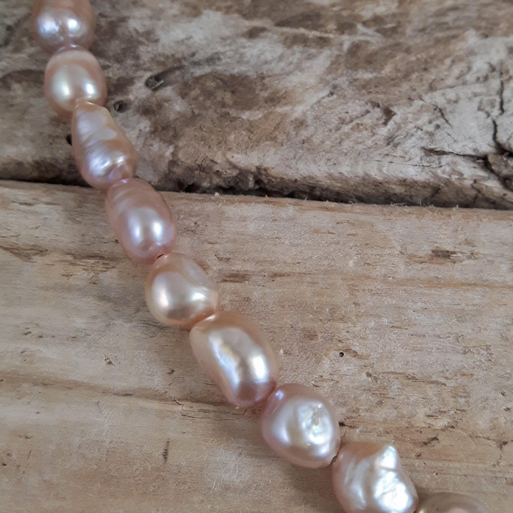 Elenita Pink Keishi Pearl Necklace