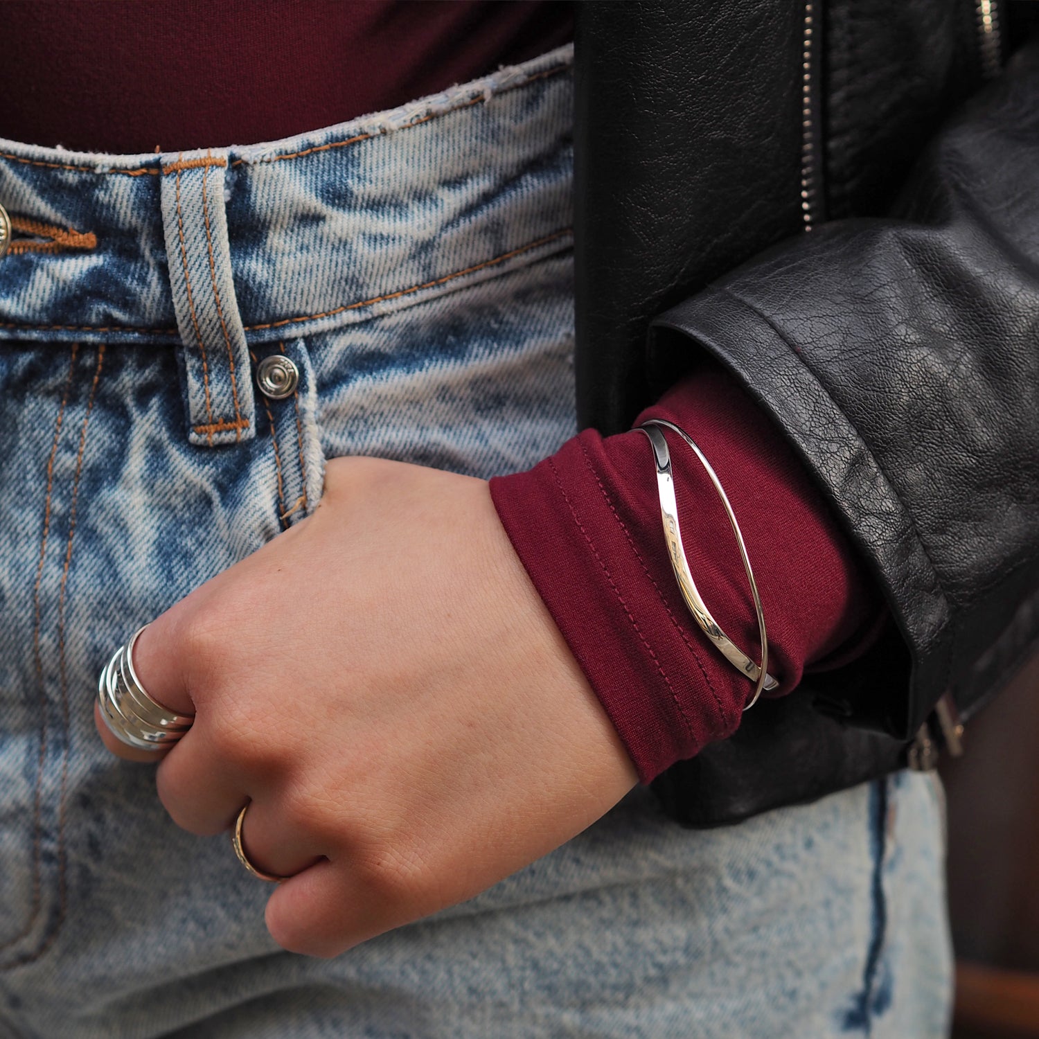 Atlantis Silver Cuff