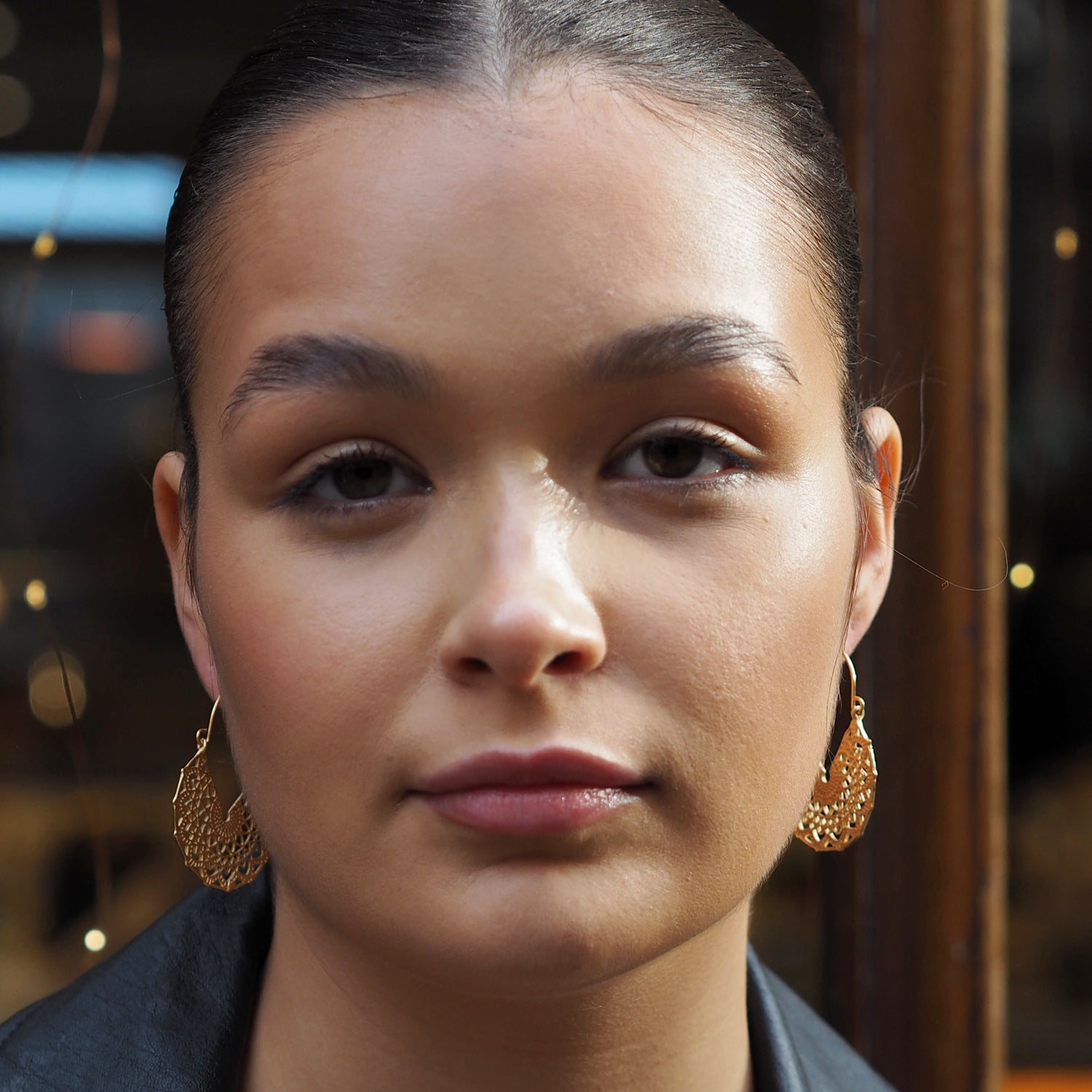 Boho Gold Hoop Earrings