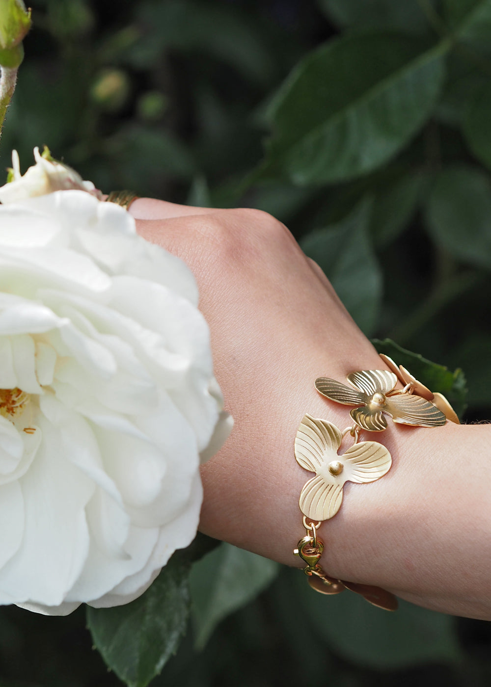 Viola Large Gold Bracelet