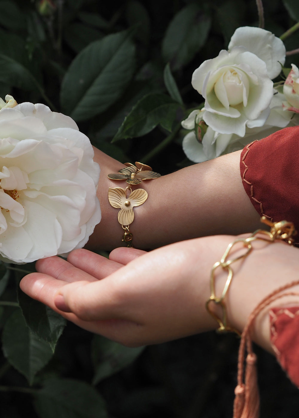 Viola Large Gold Bracelet