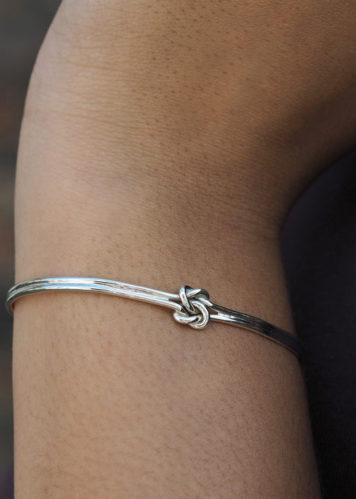 Dara Celtic Knot Silver Cuff