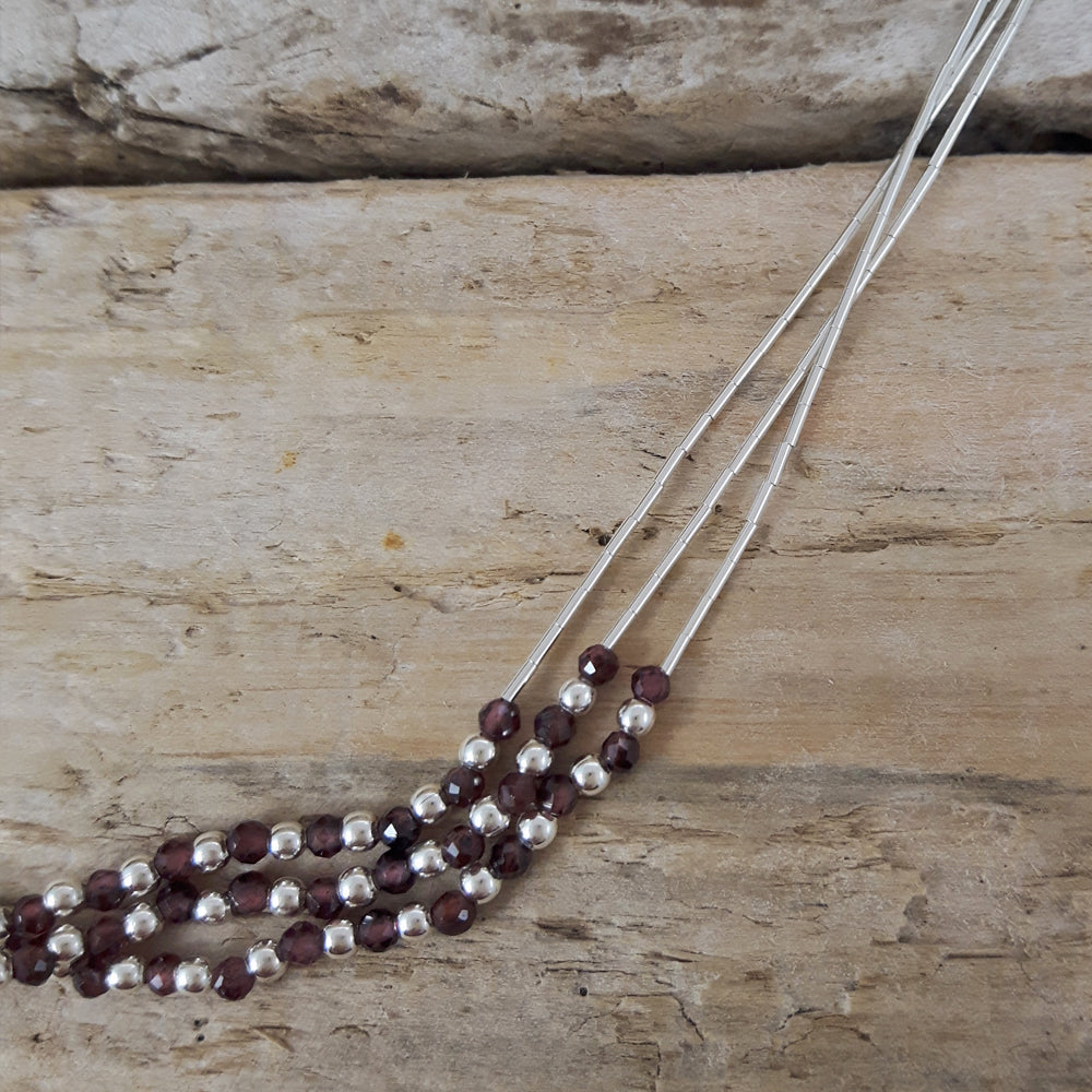 Adeline Garnet Necklace