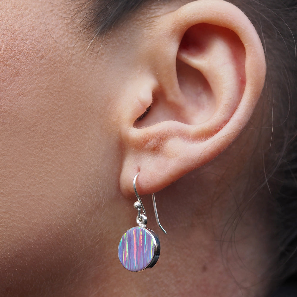 Flinder Blue Dot Drop Earrings