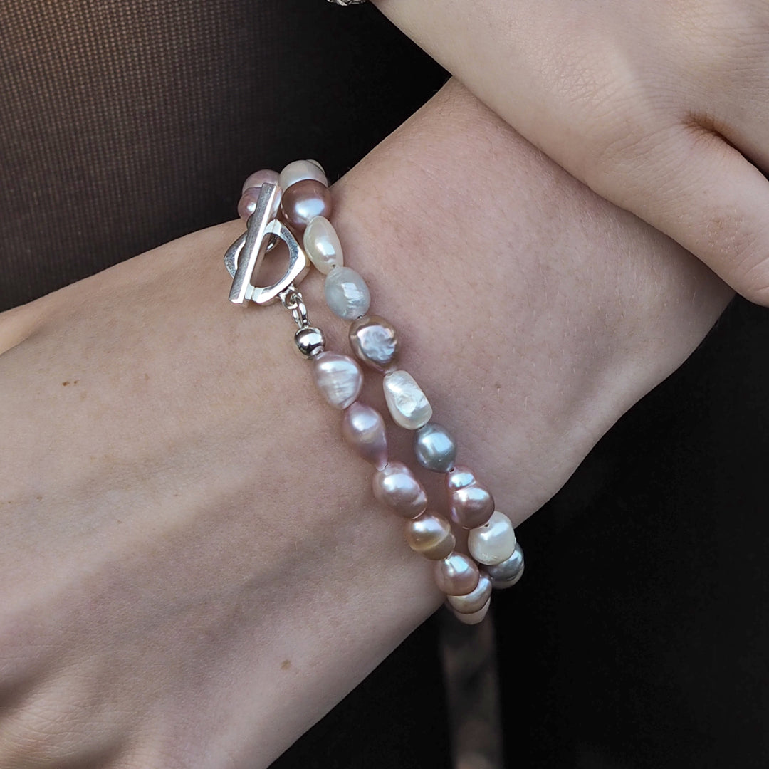 Elenita Multi Keishi Pearl Bracelet