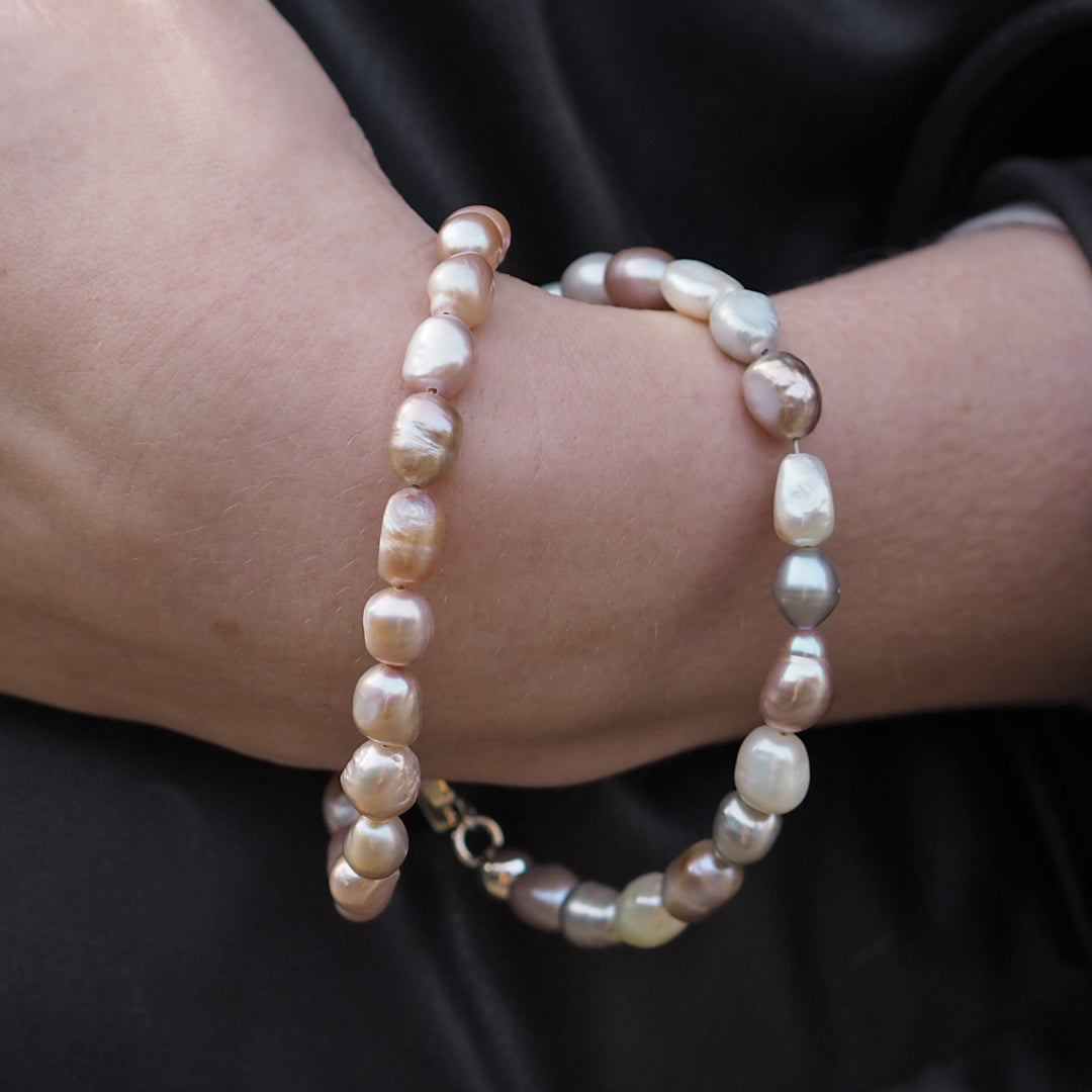 Elenita Pink Keishi Pearl Bracelet