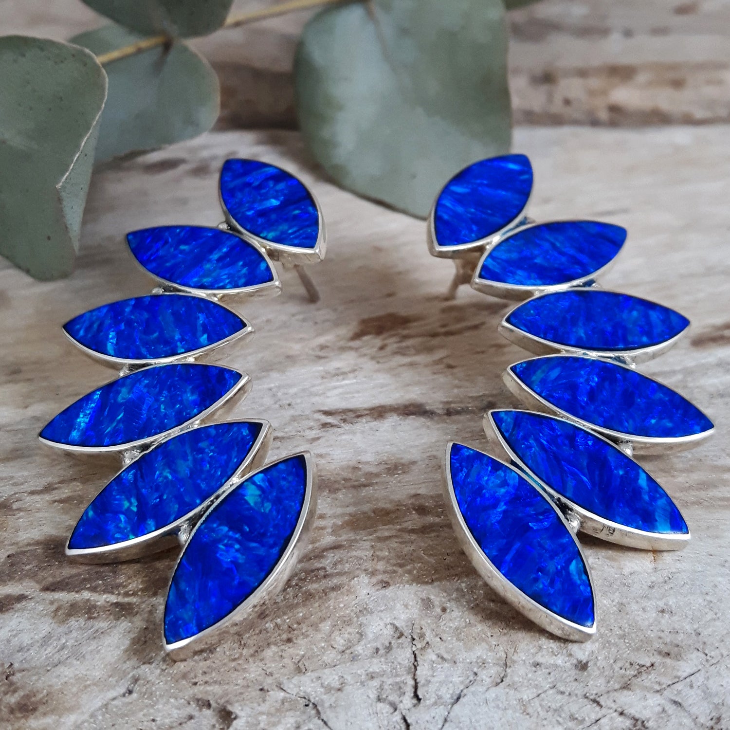 Flinder Larisa Blue Earrings