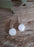 Flinder White Dot Drop Earrings