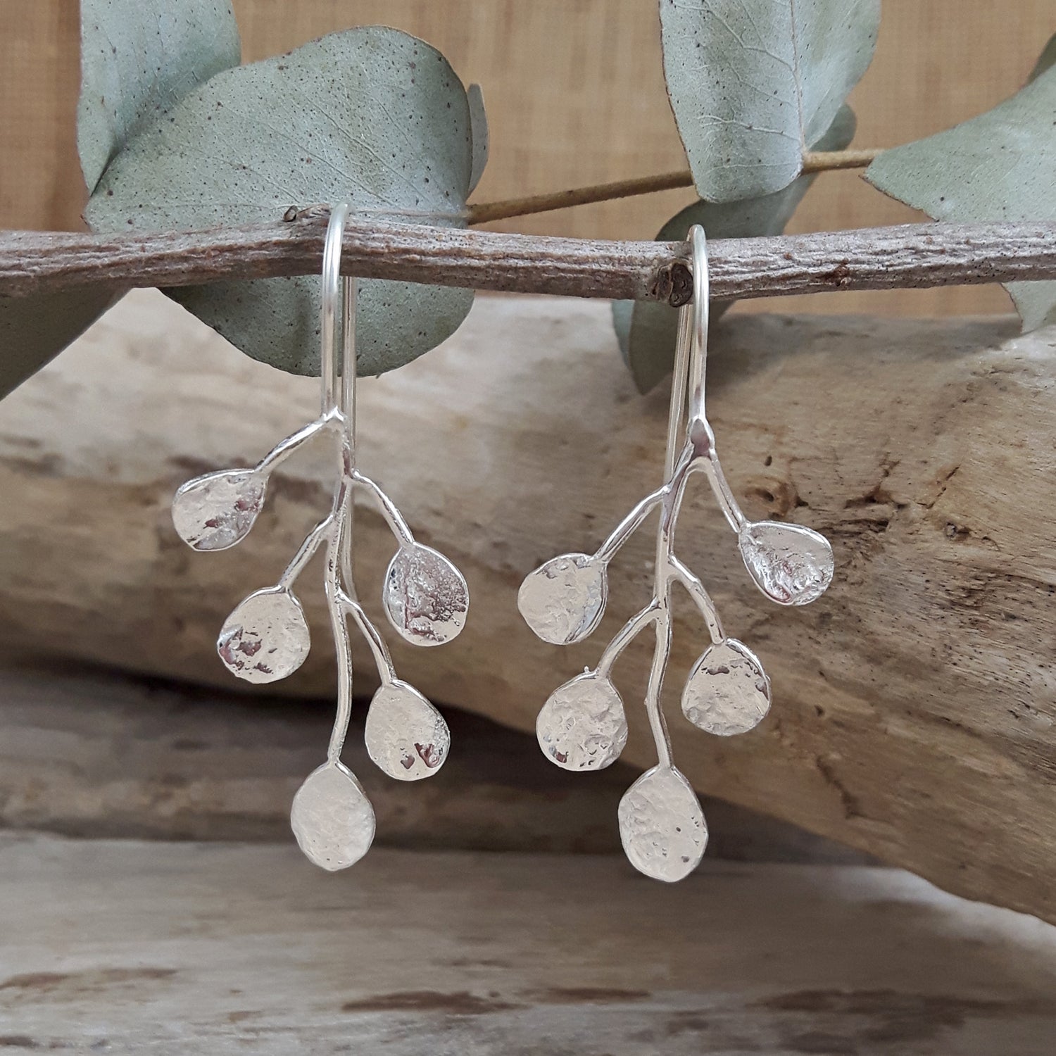 Foresta Eucalyptus Drop Earrings