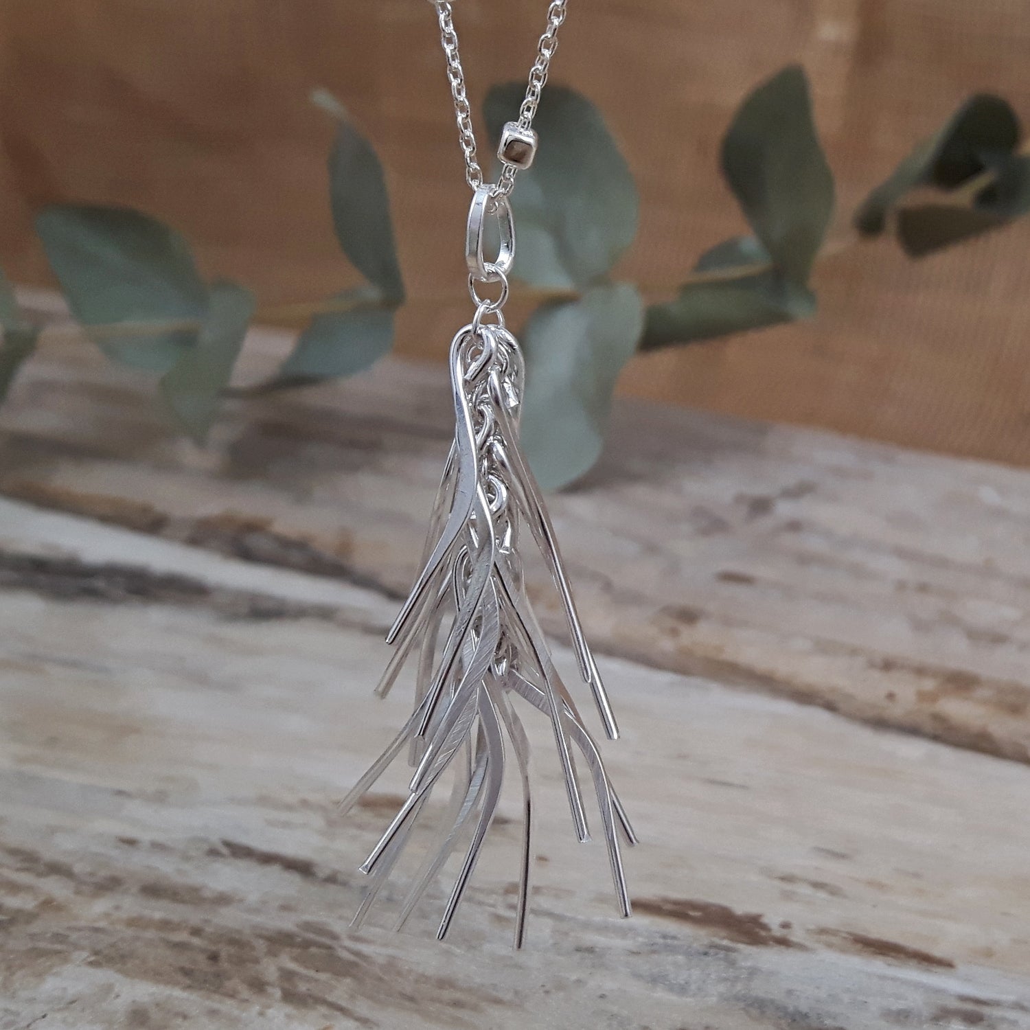 Foresta Rain Silver Drop Pendant