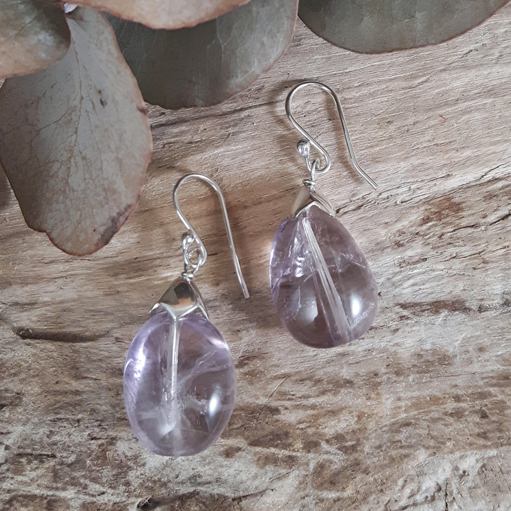 Lilith Amethyst Drop Earrings