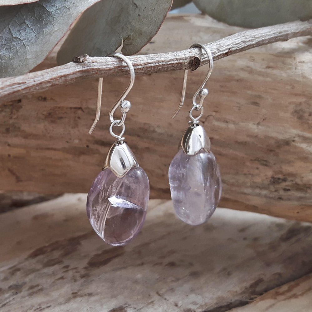 Lilith Amethyst Drop Earrings