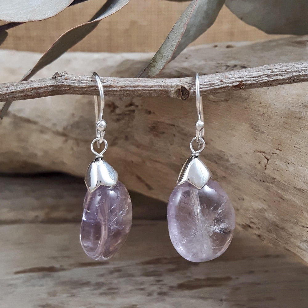 Lilith Amethyst Drop Earrings