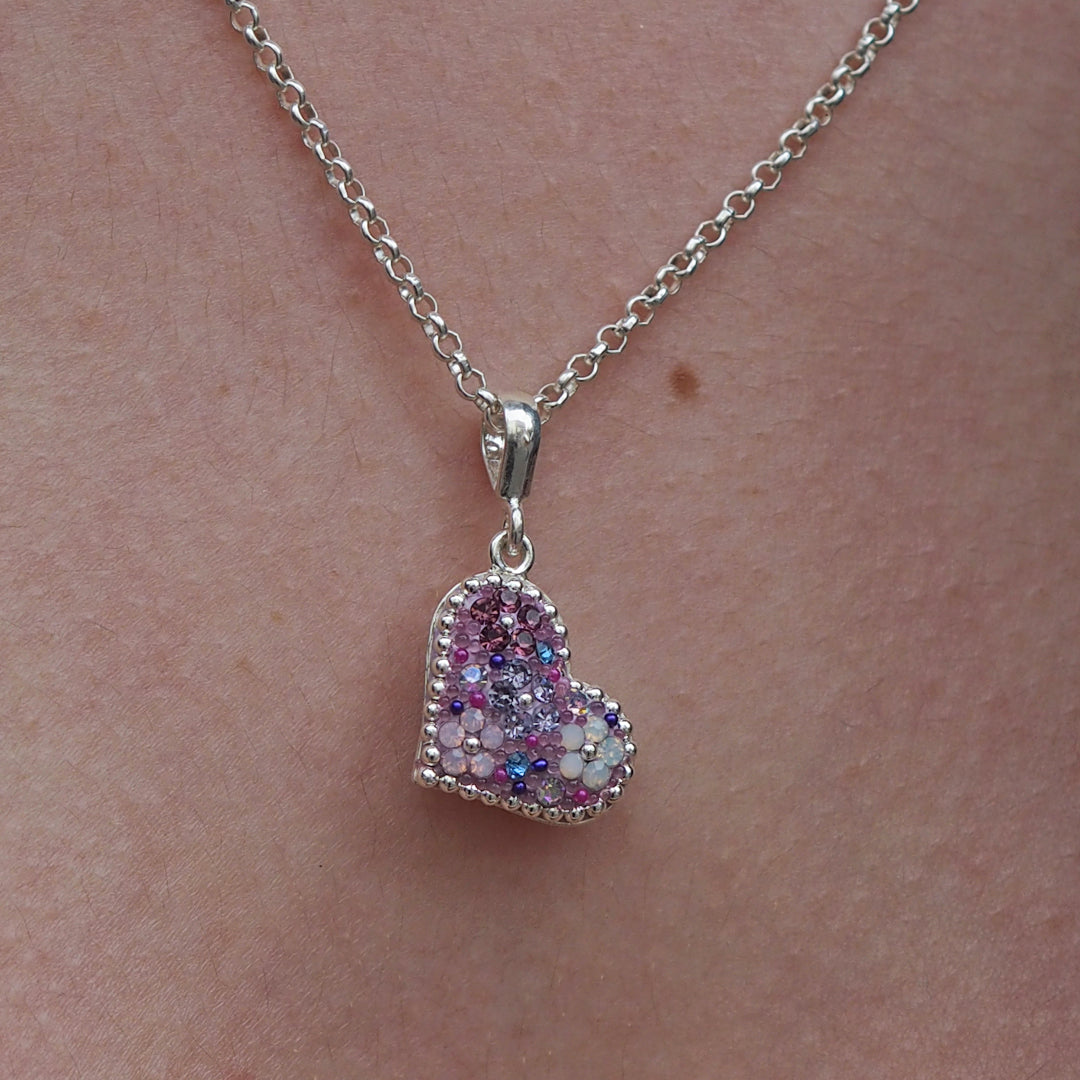 Allegra Lilac Dream Small Heart Pendant