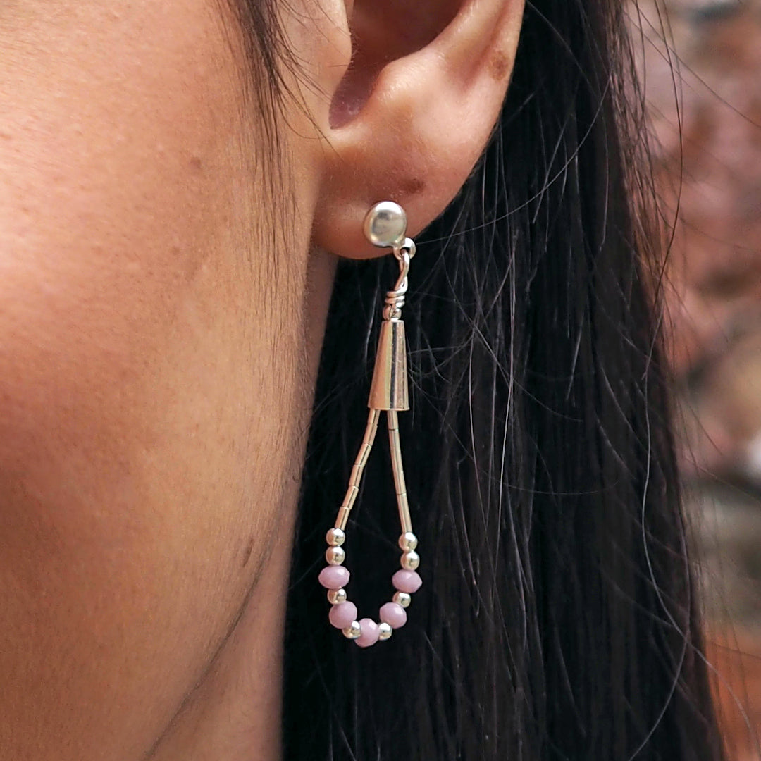 Adeline Chalcedony Rose Earrings