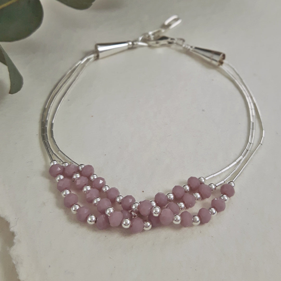 Adeline Chalcedony Rose Bracelet