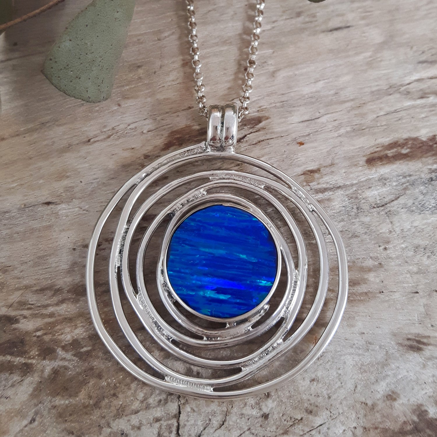 SAMPLE Flinder Blue Solaris Pendant