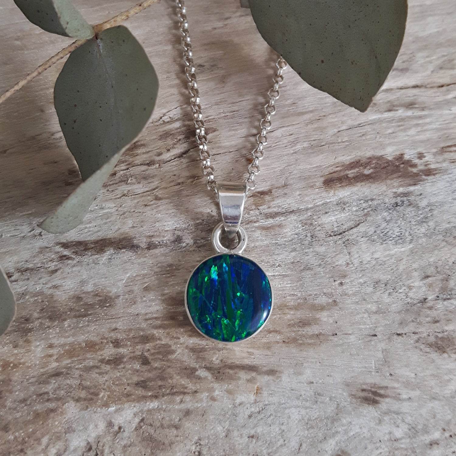 SAMPLE Flinder Emerald Mini Dotty Pendant