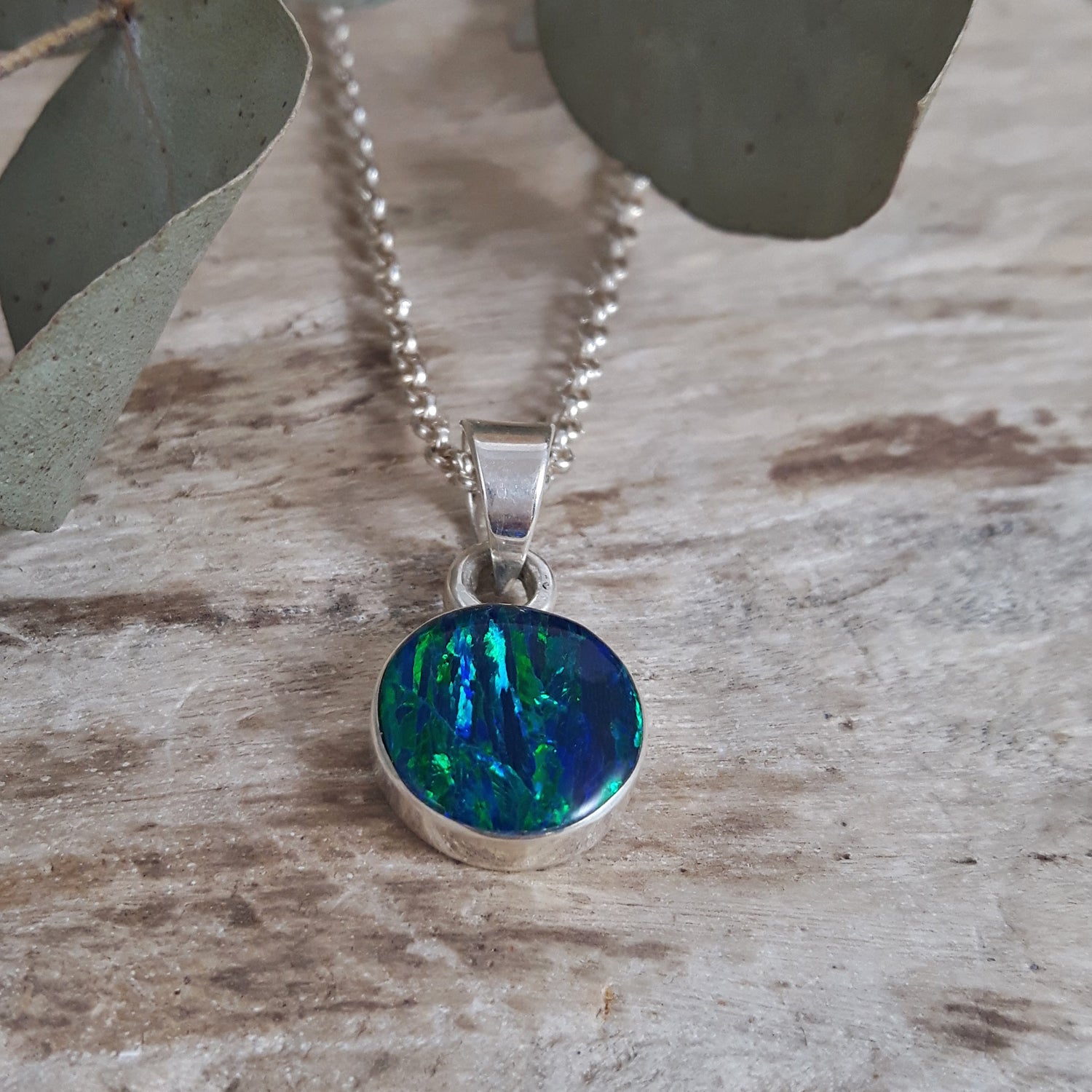 SAMPLE Flinder Emerald Mini Dotty Pendant