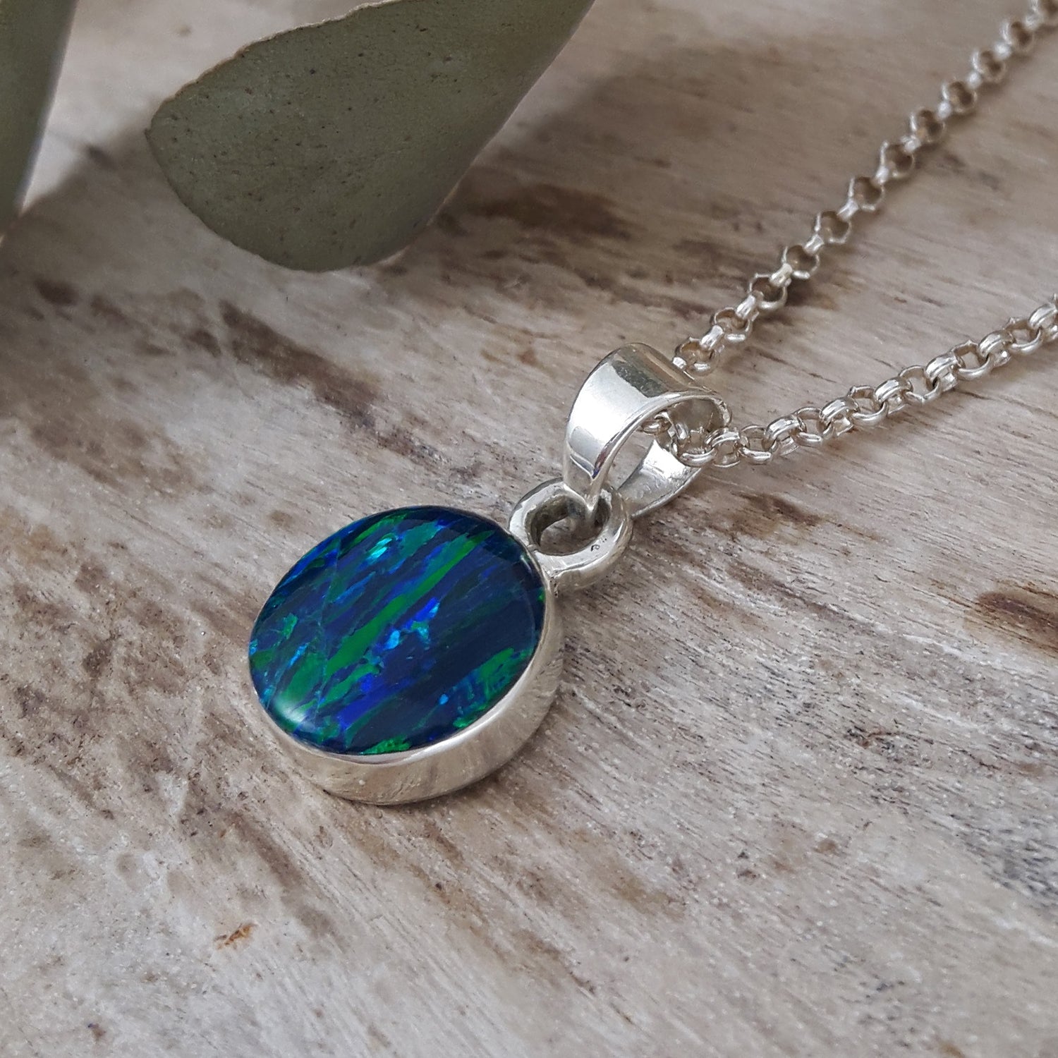 SAMPLE Flinder Emerald Mini Dotty Pendant