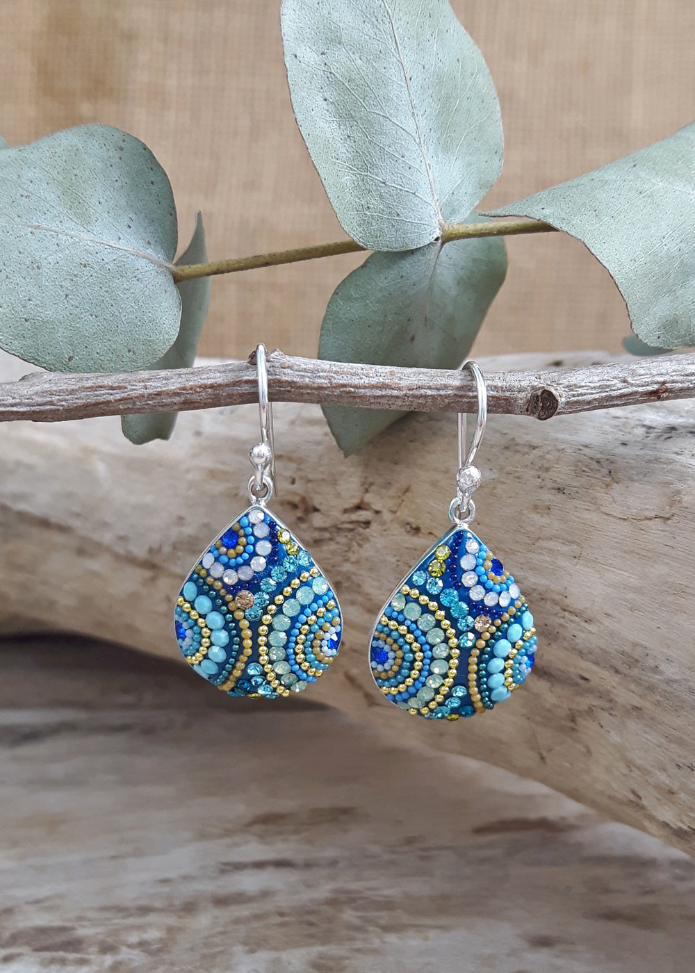 Allegra Amalfi Dream Teardrop Drop Earrings