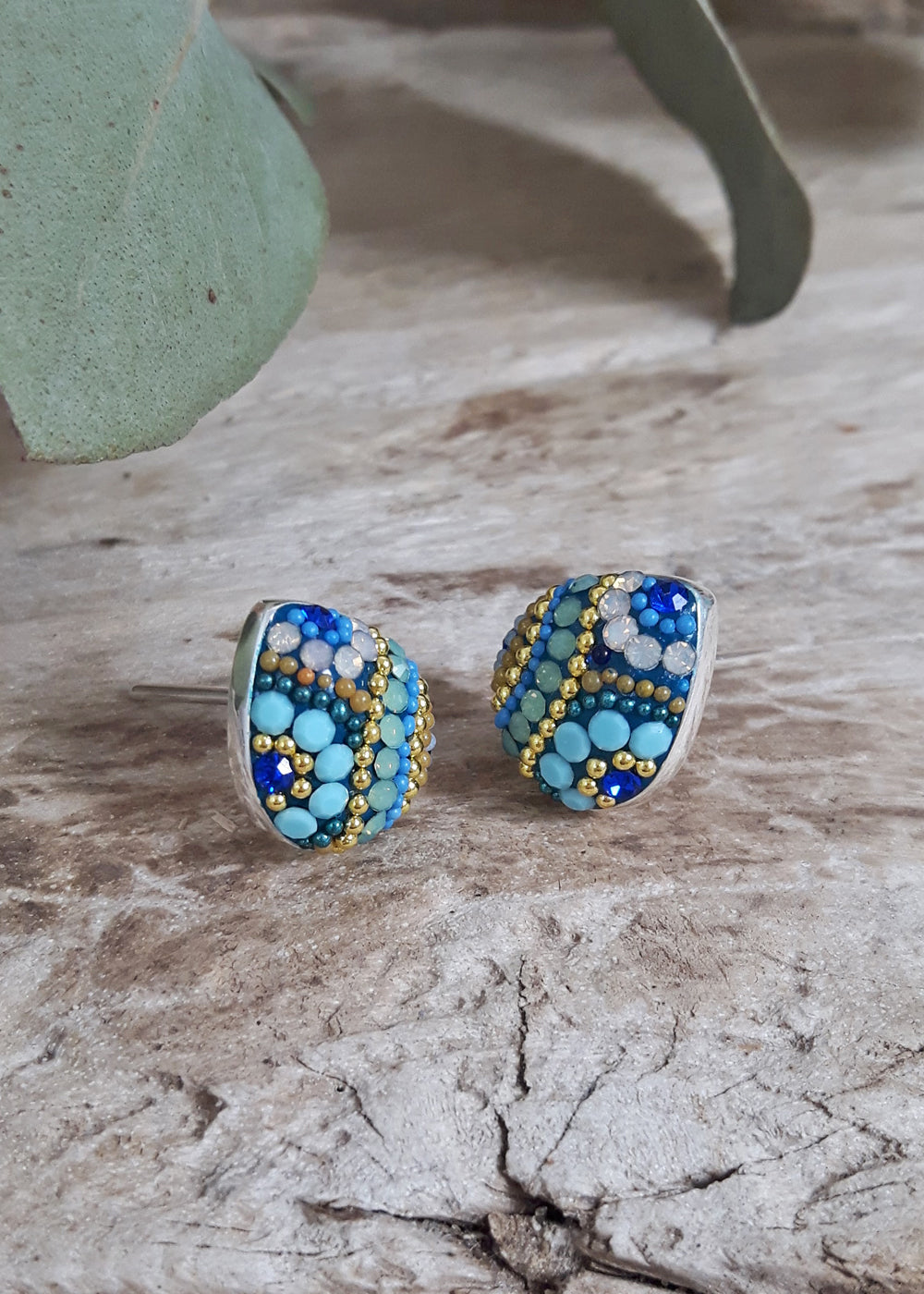 Allegra Amalfi Dream Teardrop Stud Earrings