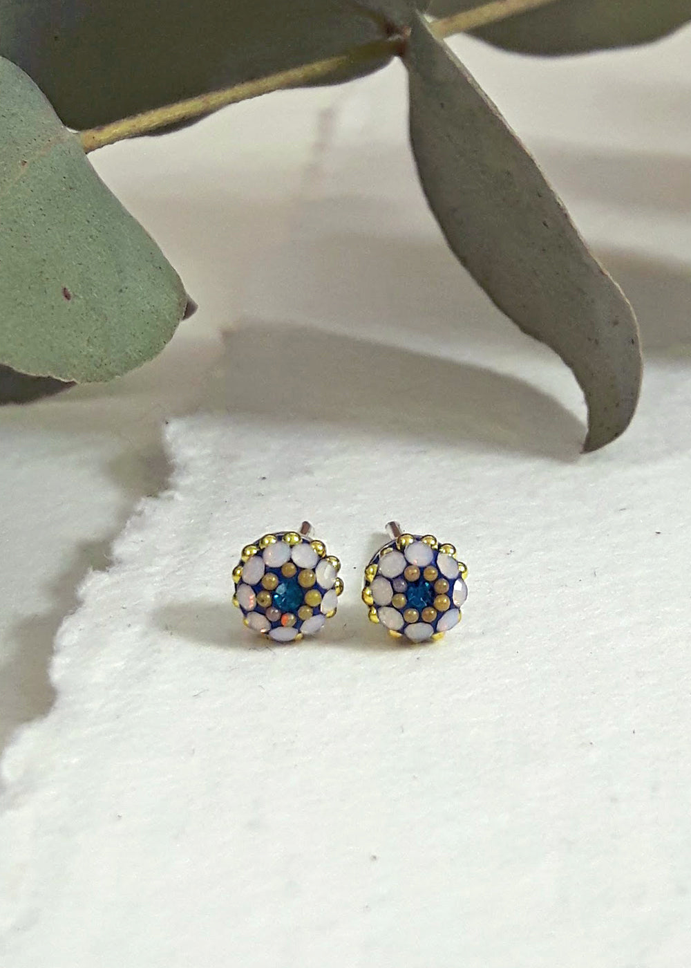 Allegra Amalfi Gold Tiny Stud Earrings