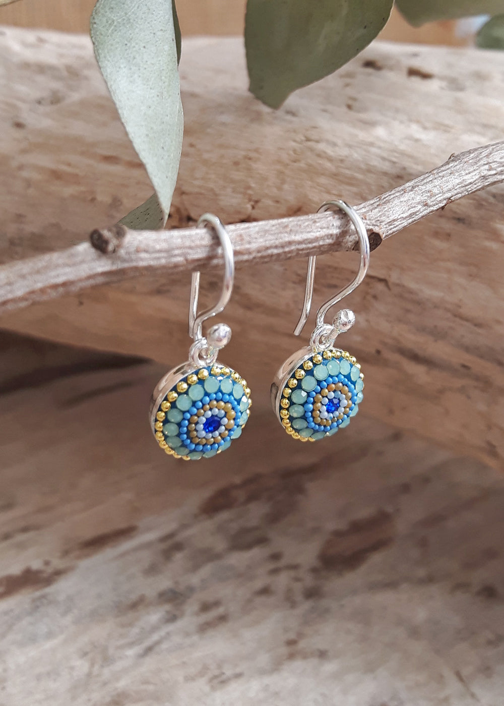 Allegra Amalfi Dream Round Drop Earrings