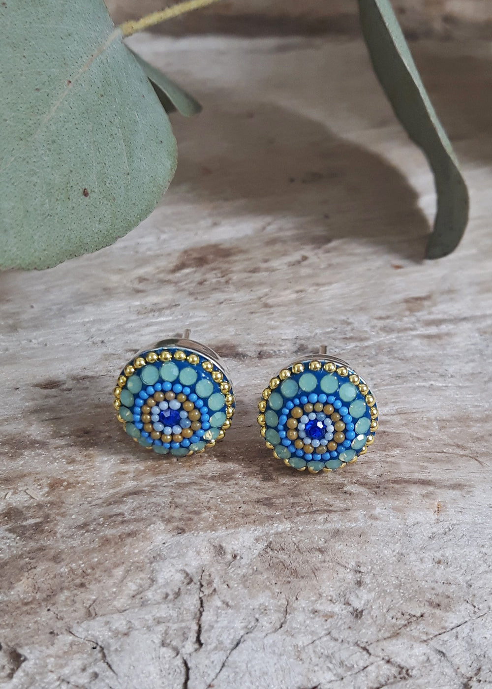 Allegra Amalfi Dream Round Stud Earrings