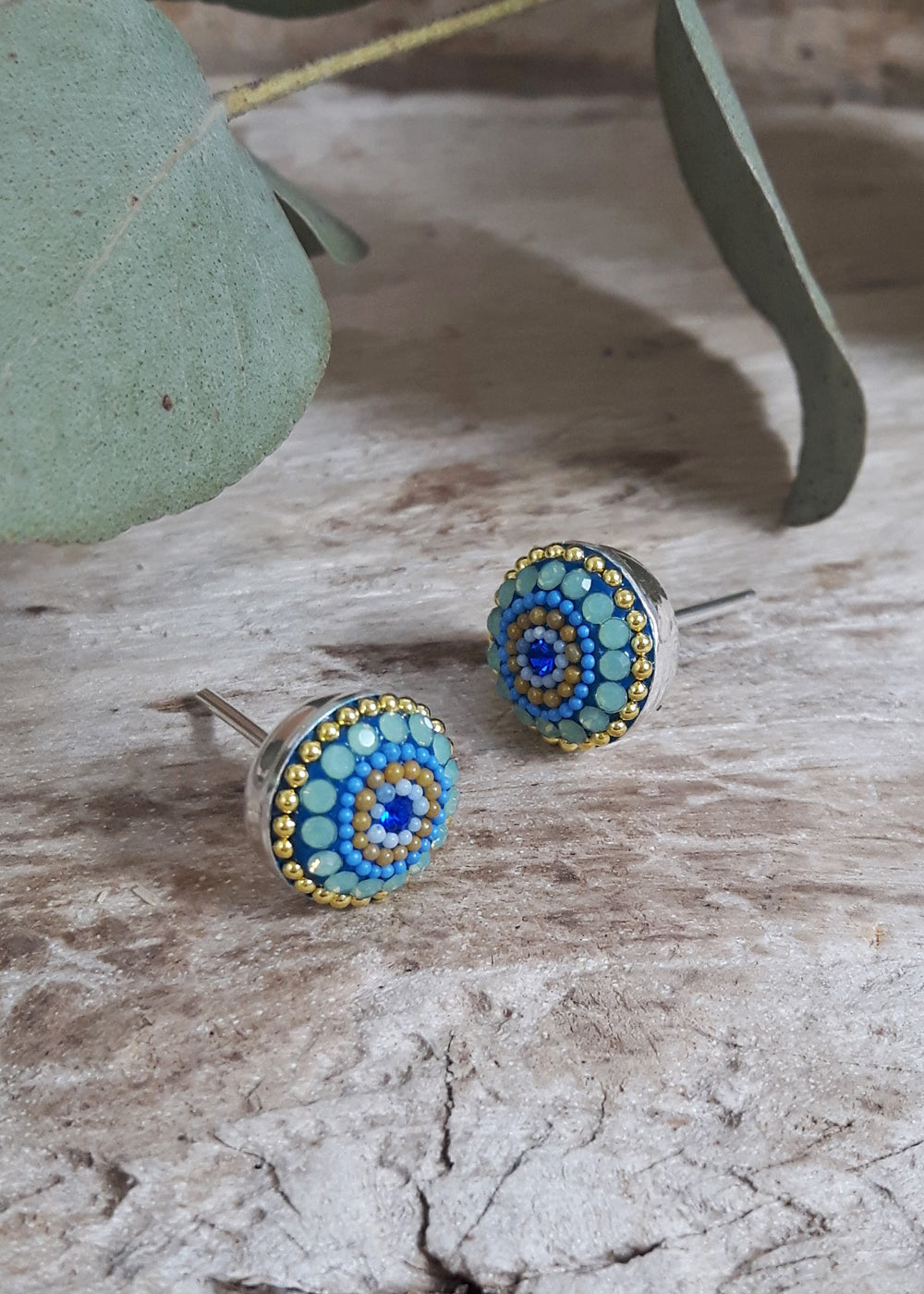 Allegra Amalfi Dream Round Stud Earrings