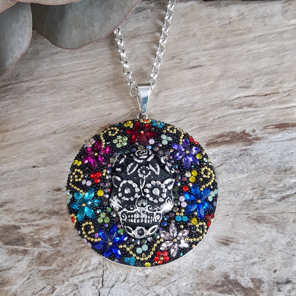 SAMPLE Allegra Catrina Rainbow Large Disc Pendant