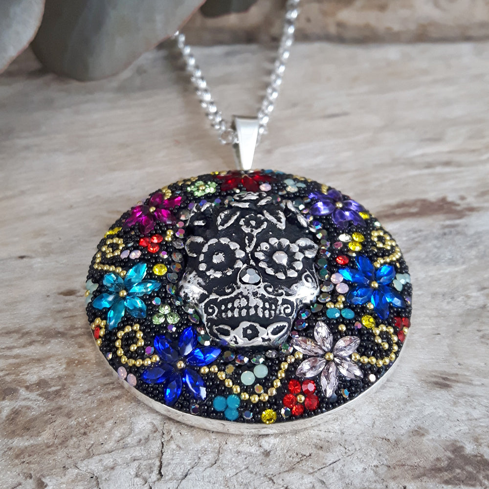 SAMPLE Allegra Catrina Rainbow Large Disc Pendant