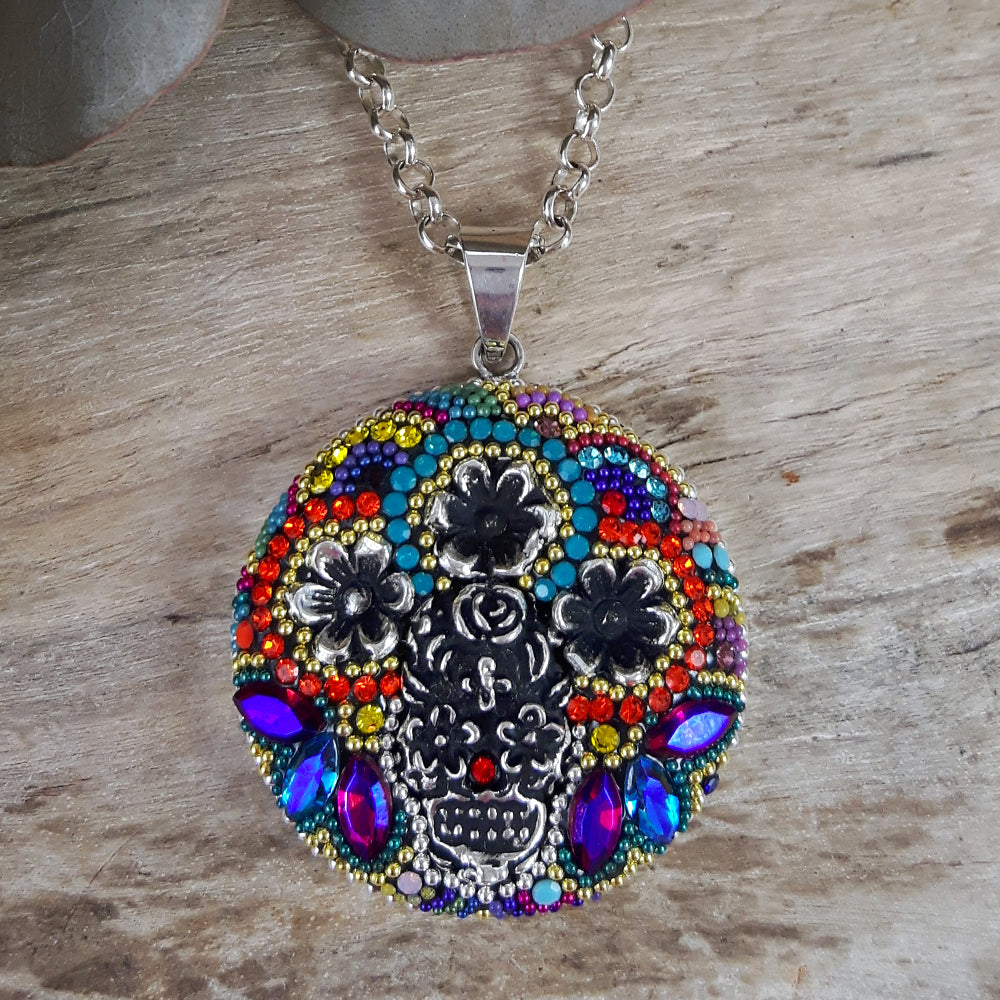 Allegra Catrina Rainbow Disc Pendant