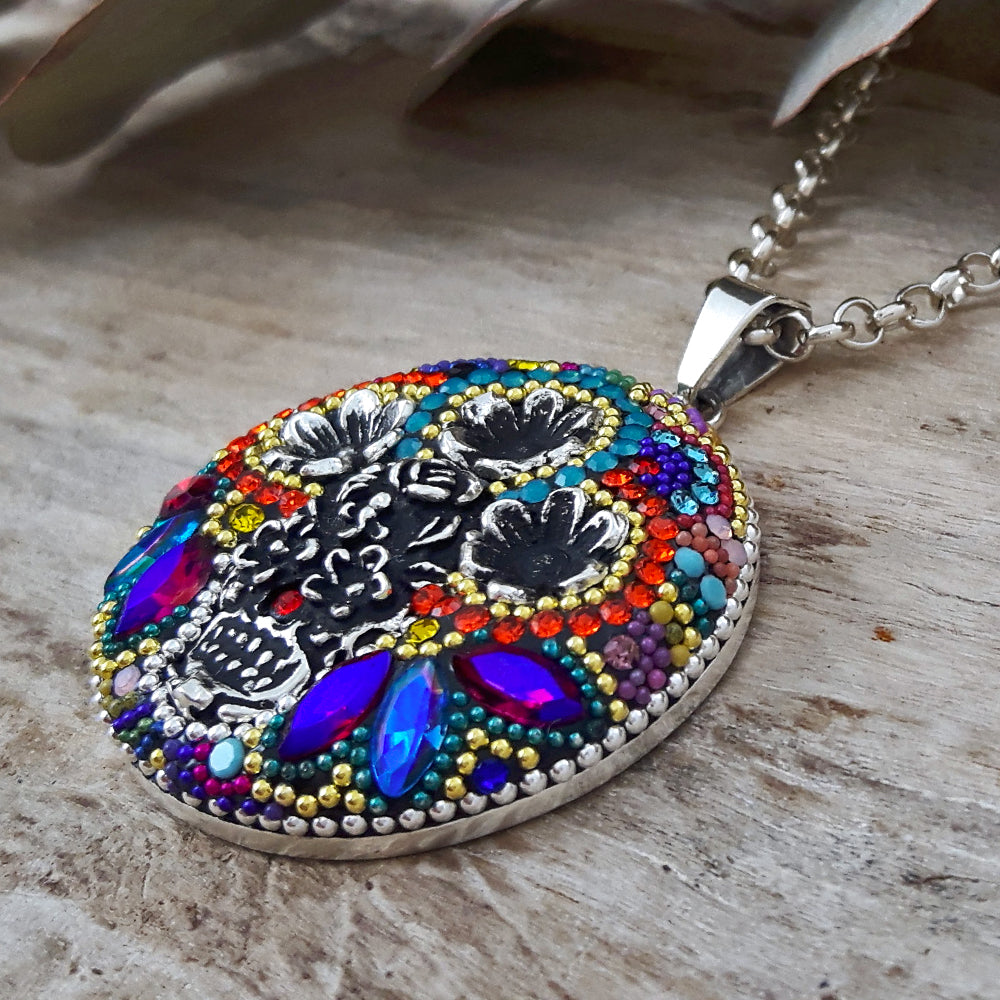 Allegra Catrina Rainbow Disc Pendant