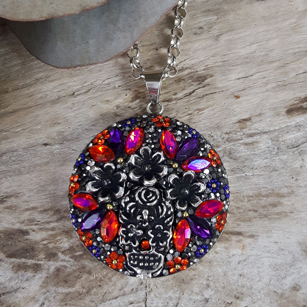 Allegra Catrina Ruby Disc Pendant